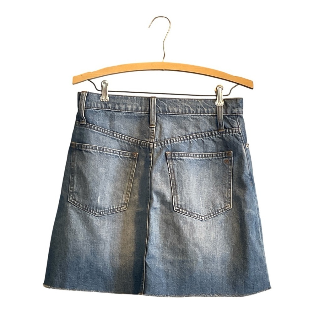 Madewell Distressed Denim Mini Skirt - Picture 2 of 4